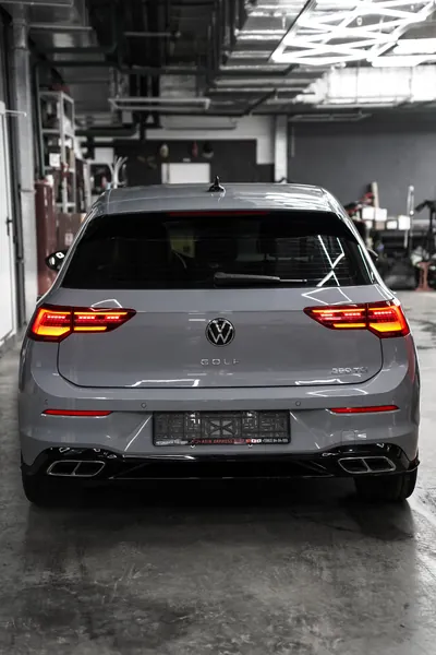Оклейка зон риска VW Golf R, фото 4